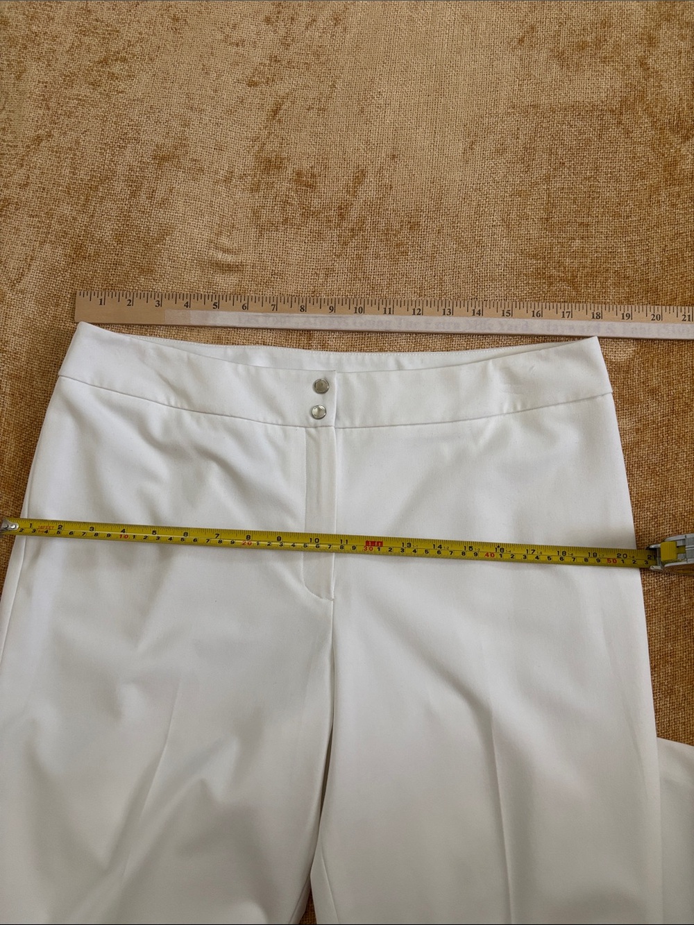 Jones New York White Wide-Leg Dress Pants - Picture 16 of 17